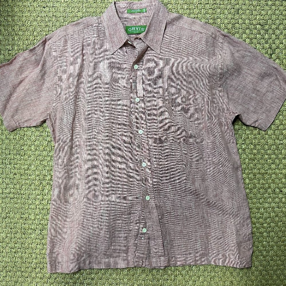 ORVIS LINEN SHIRT